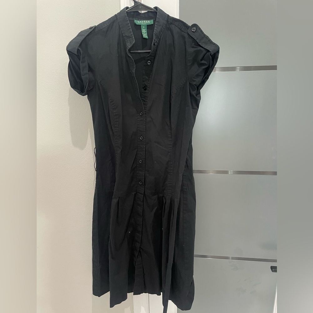 Ralph Lauren Black Midi Dress